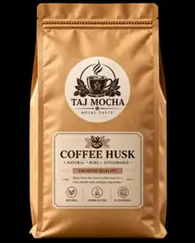 Taj Mocha Coffee Husk packaging