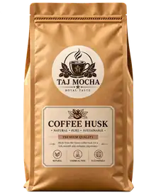 Taj Mocha Coffee Husk packaging